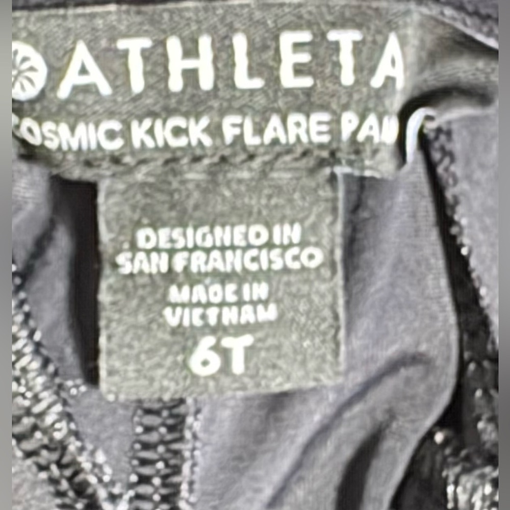 Athleta Cosmic Kick Flare Pants in Black - Picture 3 of 3